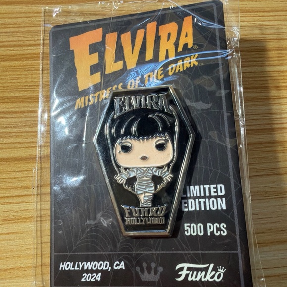 Funko Other - Limited Edition Funko Elvira Coffin-Shaped Pin